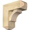 Ekena Millwork Westlake Craftsman Rough Sawn Bracket w/ Offset Brace, Douglas Fir, 8"W x 20"D x 20"H BKT0806X20X20WTL04RDF - alternate 1